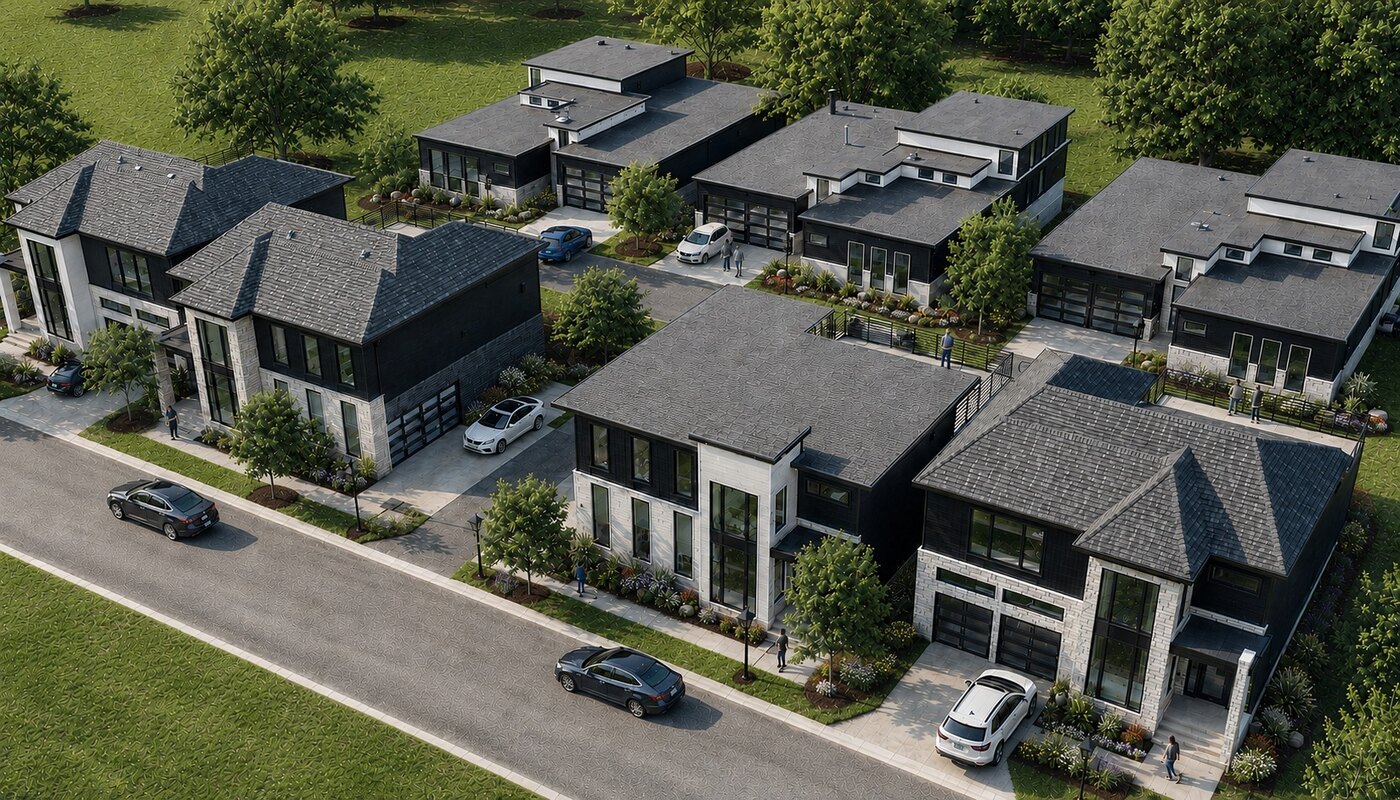 Contemporary residential design at Chambers Estates
