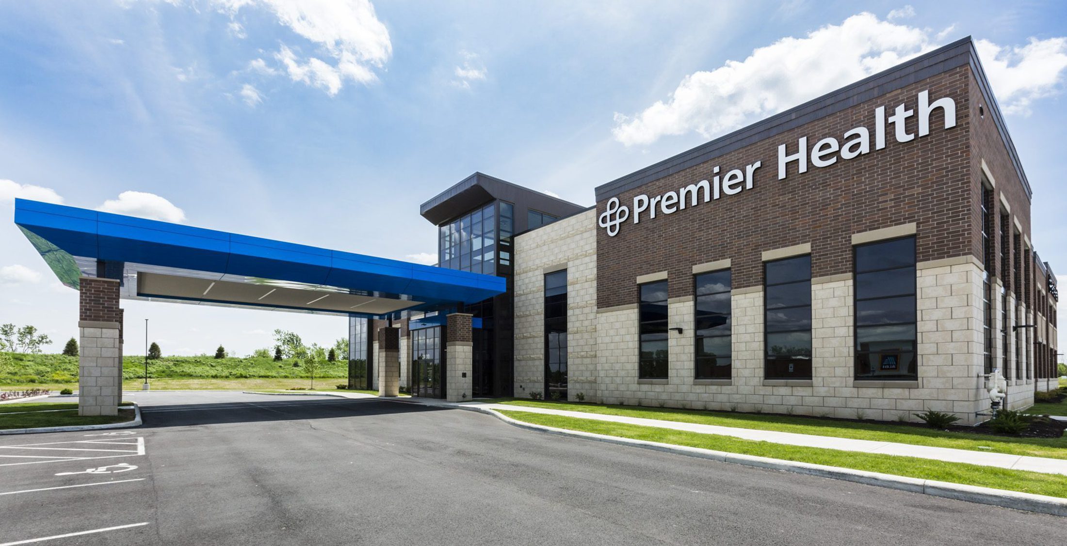 Completed Premier Health medical office facility in Beavercreek, Ohio