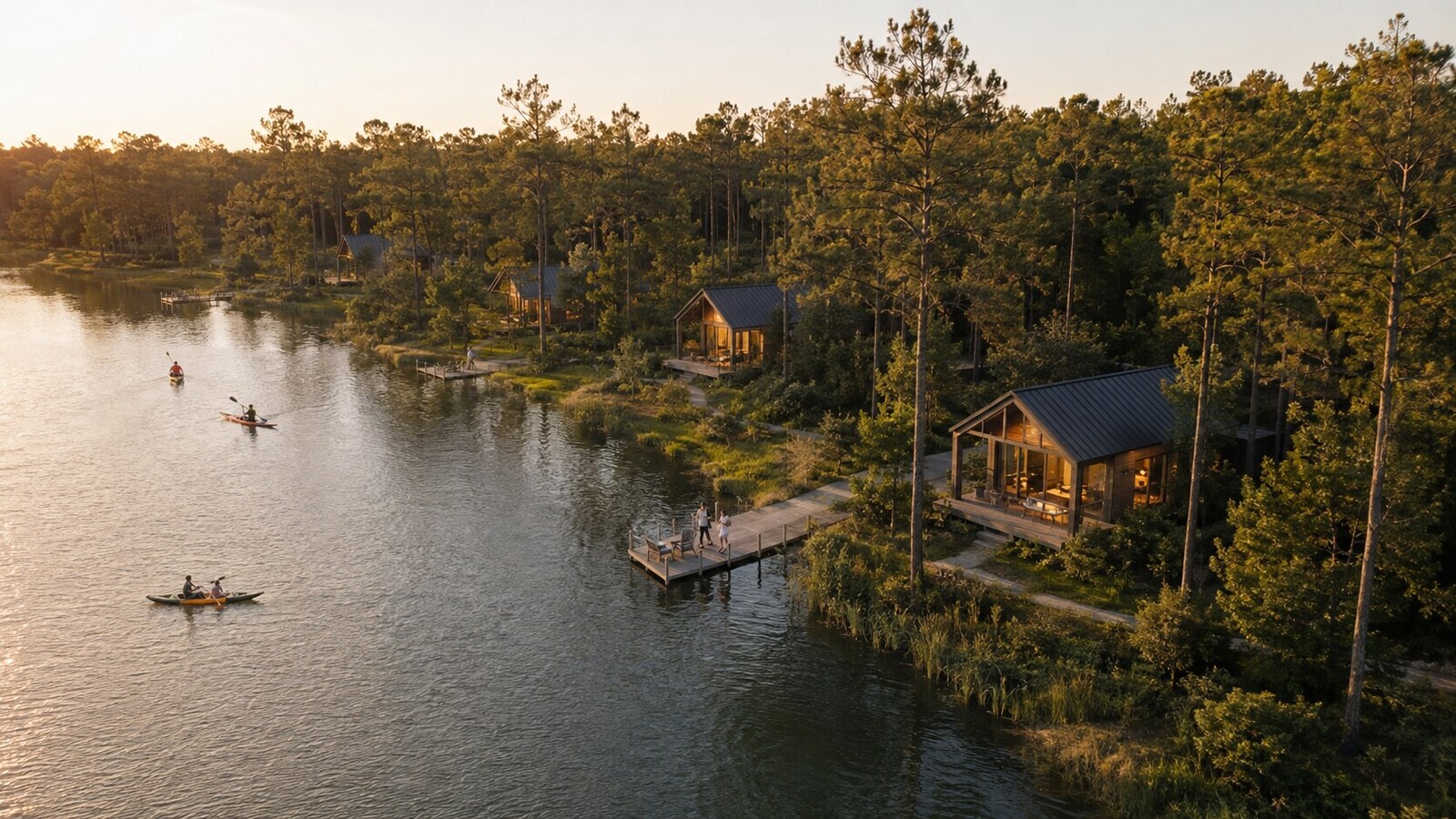 Lake-centered cabin vision for Jackson Summerville Resort